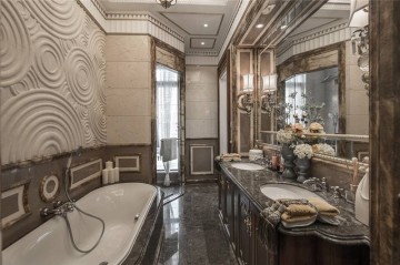 华丽温馨的新古典风格150平米别墅卫生间装修效果图