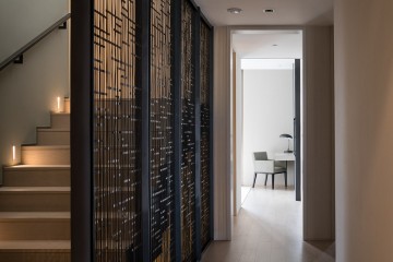极简清新的现代简约复式loft 80平米楼梯装修效果图